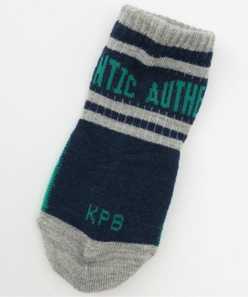 KP / ケーピー ソックス | 恐竜・ライン 2Pソックス | 詳細1