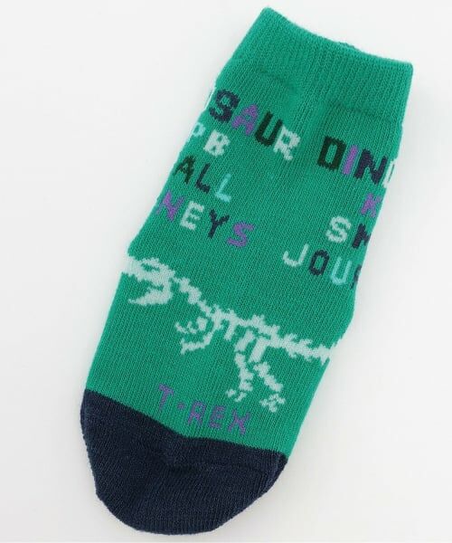 KP / ケーピー ソックス | 恐竜・ライン 2Pソックス | 詳細2