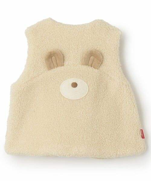 KP / ケーピー ベビー・キッズウエア | クマ ボアベスト | 詳細1