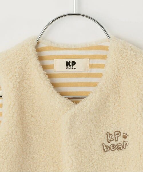 KP / ケーピー ベビー・キッズウエア | クマ ボアベスト | 詳細2