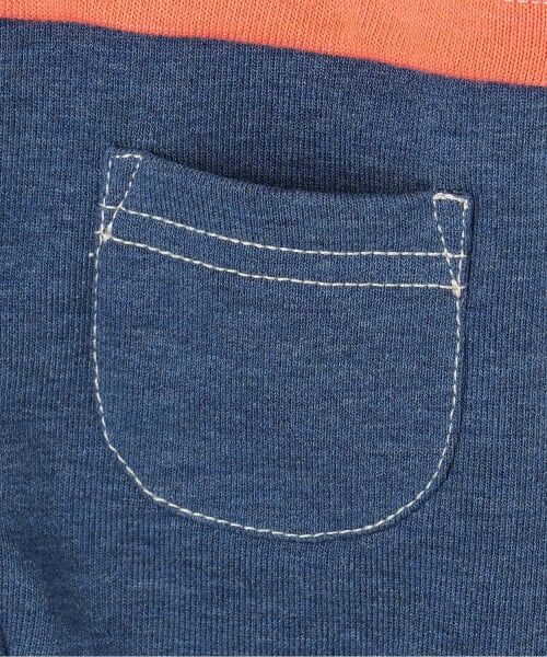 KP / ケーピー ロンパース | クマ編モチーフ マルチボーダー×杢裏毛 カバーオール | 詳細6