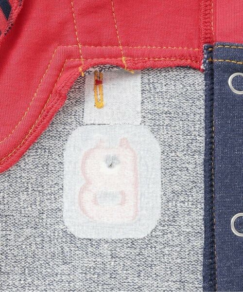 KP / ケーピー ロンパース | レイヤード風ストレッチ裏毛 カバーオール | 詳細3