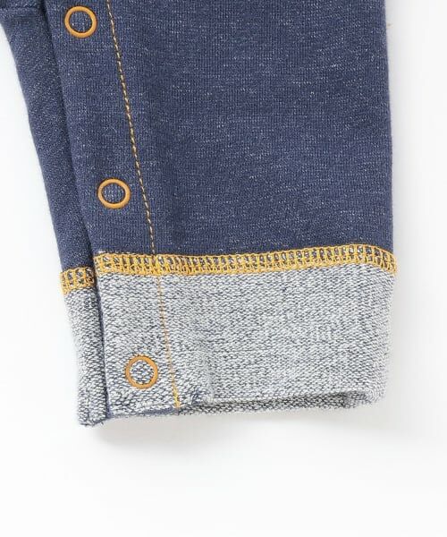 KP / ケーピー ロンパース | レイヤード風ストレッチ裏毛 カバーオール | 詳細7