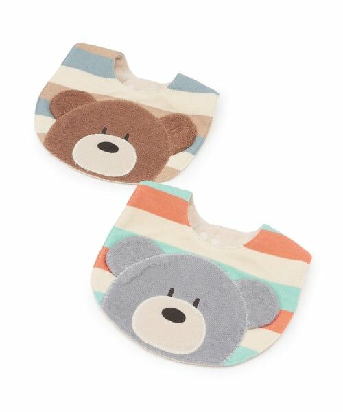 KP / ケーピー スタイ・ビブ | クマアップリケ スタイ | 詳細5