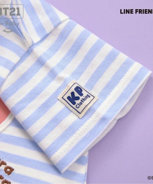 KP / ケーピー ロンパース | 【BT21】アップリケ 総柄ショートオール | 詳細15