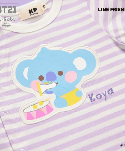 KP / ケーピー ロンパース | 【BT21】アップリケ 総柄ショートオール | 詳細22