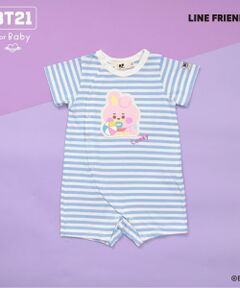 KP / ケーピー ロンパース | 【BT21】アップリケボーダーショートオール