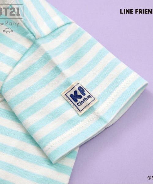 KP / ケーピー ロンパース | 【BT21】アップリケボーダーショートオール | 詳細11