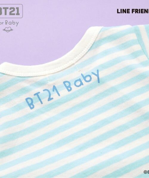 KP / ケーピー ロンパース | 【BT21】アップリケボーダーショートオール | 詳細12