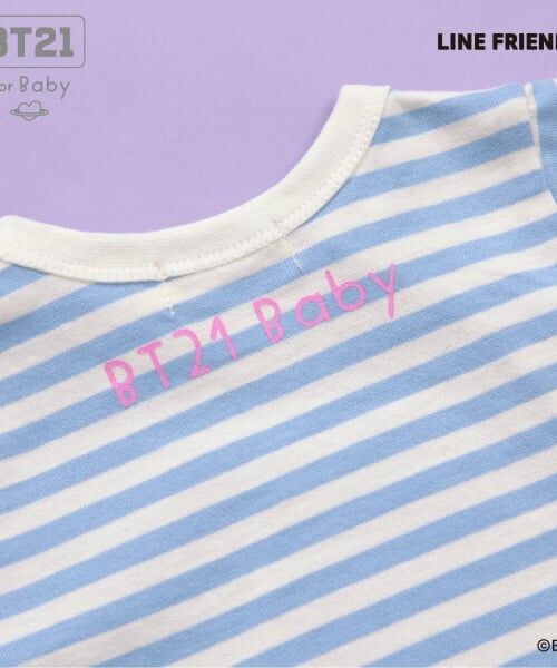 KP / ケーピー ロンパース | 【BT21】アップリケボーダーショートオール | 詳細20