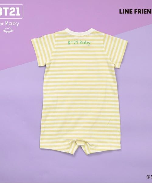 KP / ケーピー ロンパース | 【BT21】アップリケボーダーショートオール | 詳細25