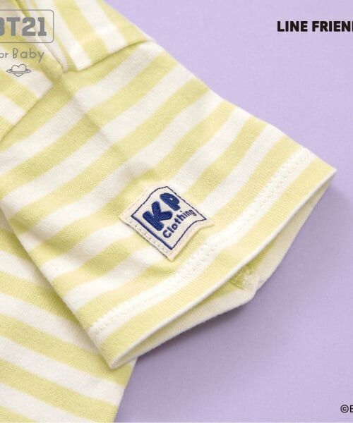 KP / ケーピー ロンパース | 【BT21】アップリケボーダーショートオール | 詳細27