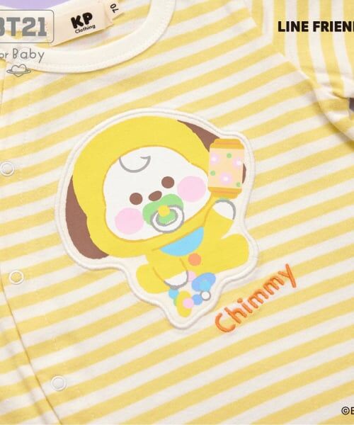 KP / ケーピー ロンパース | 【BT21】アップリケボーダーショートオール | 詳細6