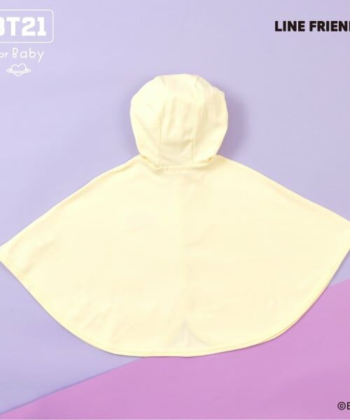 KP / ケーピー ベビー・キッズウエア | 【BT21】プリント＆刺しゅうマント | 詳細1