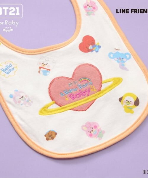 KP / ケーピー スタイ・ビブ | 【BT21】総柄スタイ | 詳細2