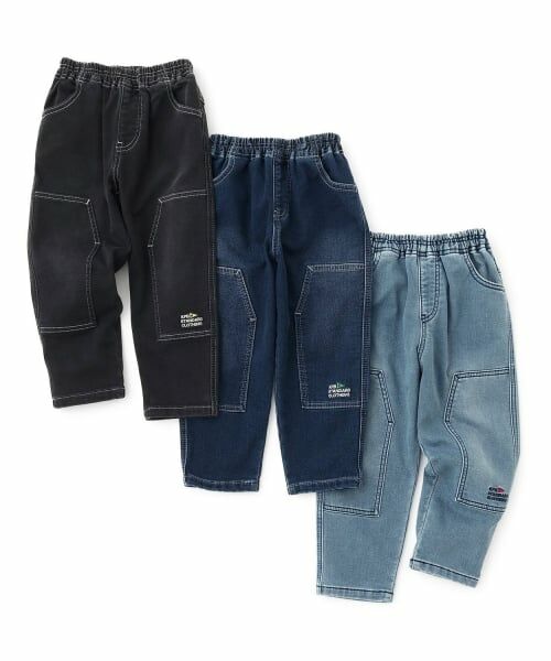 KP / ケーピー その他パンツ | ストレッチデニム ダブルニーワークパンツ | 詳細9