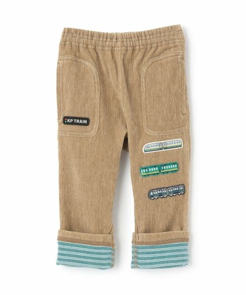 KP / ケーピー その他パンツ | 電車ワッペン ツイルベア起毛パンツ | 詳細2