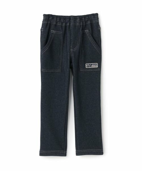 KP / ケーピー その他パンツ | デニムニット裏シャギーパンツ(紺)