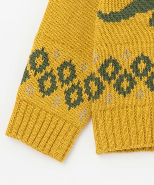 KP / ケーピー ニット・セーター | 恐竜 カウチンセーター | 詳細3