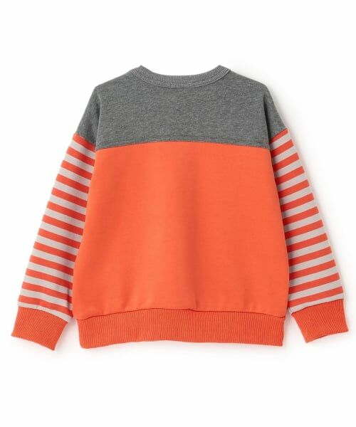KP / ケーピー スウェット | 袖ボーダー配色 トレーナー | 詳細1