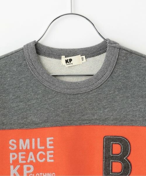 KP / ケーピー スウェット | 袖ボーダー配色 トレーナー | 詳細2