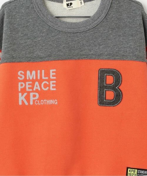 KP / ケーピー スウェット | 袖ボーダー配色 トレーナー | 詳細3