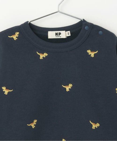 KP / ケーピー スウェット | 恐竜総柄刺シュウ トレーナー | 詳細2