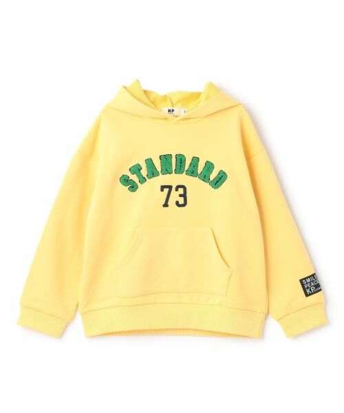 KP / ケーピー パーカー | ロゴプルオーバーパーカ（黄）