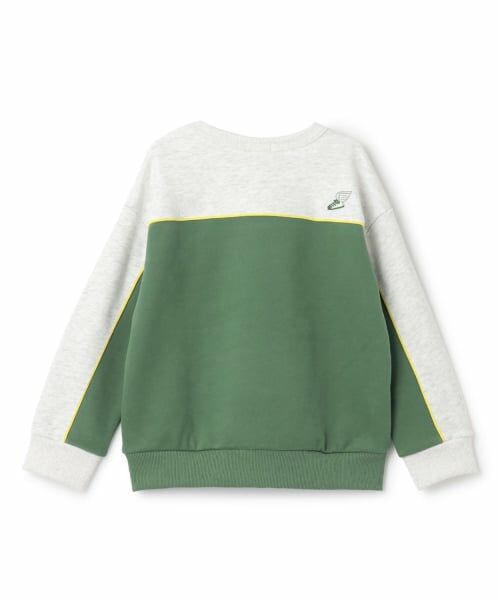 KP / ケーピー スウェット | 胸切り替えバイカラー トレーナー | 詳細1