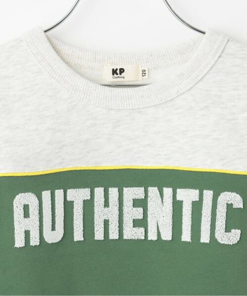 KP / ケーピー スウェット | 胸切り替えバイカラー トレーナー | 詳細2
