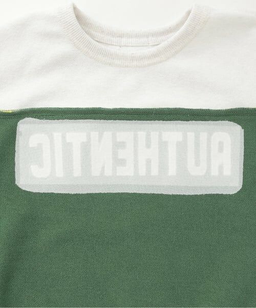 KP / ケーピー スウェット | 胸切り替えバイカラー トレーナー | 詳細3