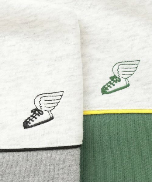 KP / ケーピー スウェット | 胸切り替えバイカラー トレーナー | 詳細5