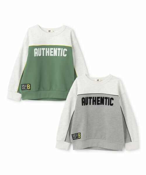 KP / ケーピー スウェット | 胸切り替えバイカラー トレーナー | 詳細7