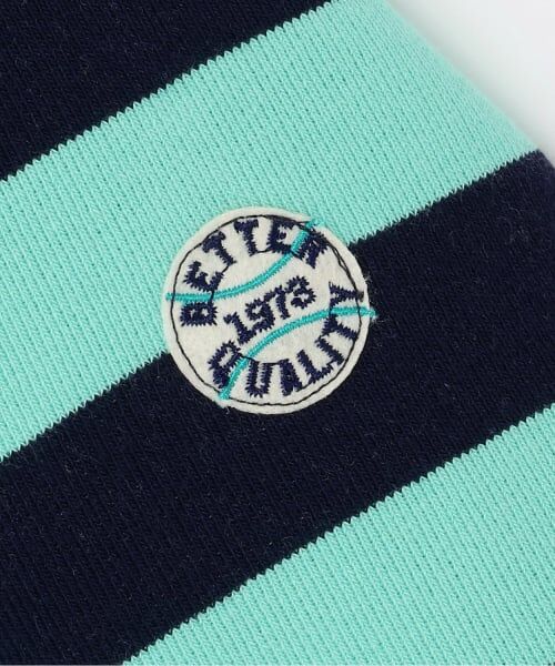 KP / ケーピー スウェット | 衿付き ボーダー裏毛トレーナー | 詳細5