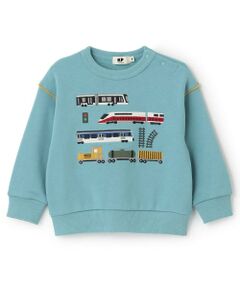 KP / ケーピー スウェット | 電車アップリケ トレーナー