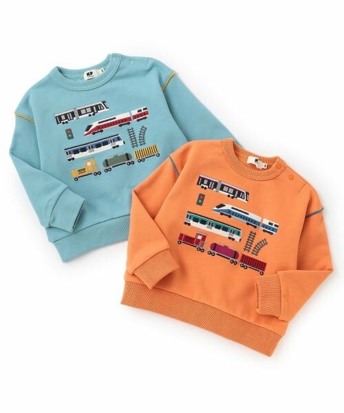 KP / ケーピー スウェット | 電車アップリケ トレーナー | 詳細8