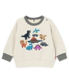 KP / ケーピー スウェット | 恐竜アップリケ トレーナー