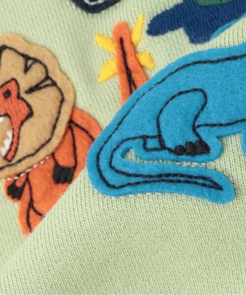 KP / ケーピー スウェット | 恐竜アップリケ トレーナー | 詳細7