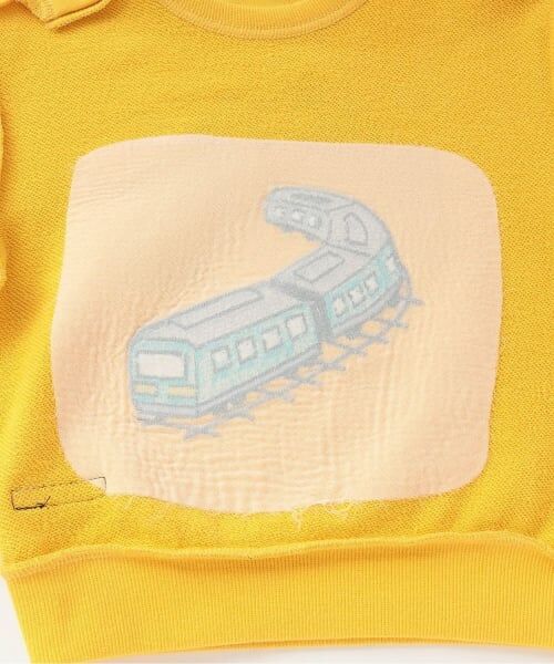 KP / ケーピー スウェット | 電車サガラ刺シュウ トレーナー 【吸湿発熱】 | 詳細3