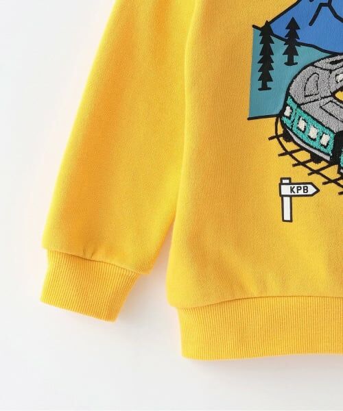 KP / ケーピー スウェット | 電車サガラ刺シュウ トレーナー 【吸湿発熱】 | 詳細4