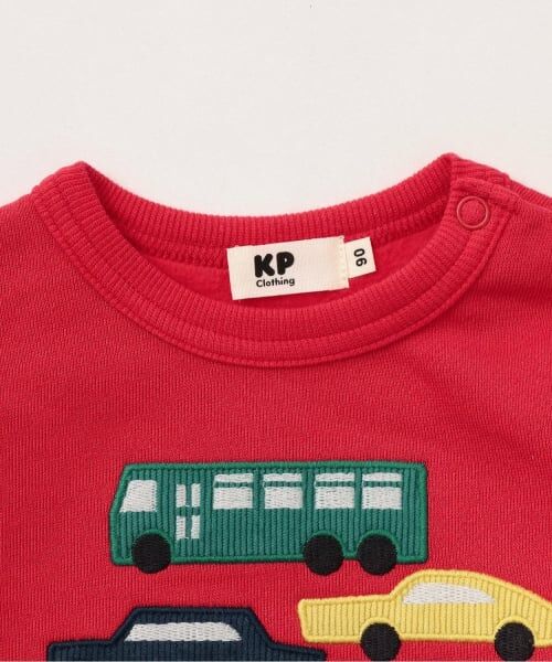 KP / ケーピー スウェット | 車アップリケ 裏起毛トレーナー 【吸湿発熱】 | 詳細2