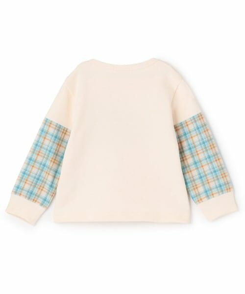 KP / ケーピー スウェット | 先染チェック車アップリケ 裏毛トレーナー | 詳細1