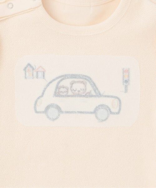 KP / ケーピー スウェット | 先染チェック車アップリケ 裏毛トレーナー | 詳細4