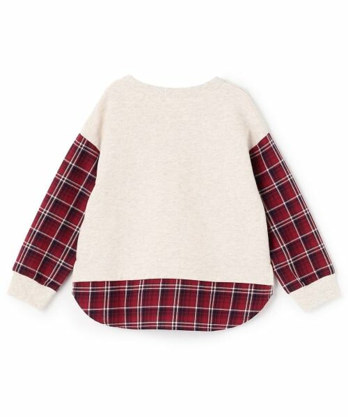 KP / ケーピー スウェット | 先染チェック×裏毛 ポケットトレーナー | 詳細1