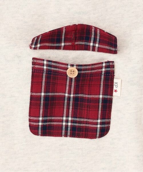 KP / ケーピー スウェット | 先染チェック×裏毛 ポケットトレーナー | 詳細3