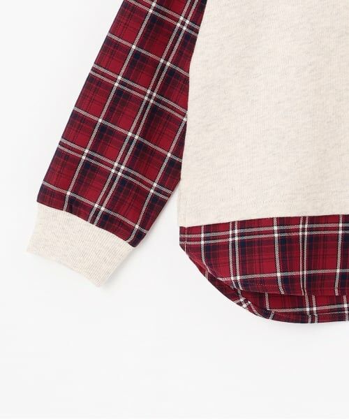 KP / ケーピー スウェット | 先染チェック×裏毛 ポケットトレーナー | 詳細4