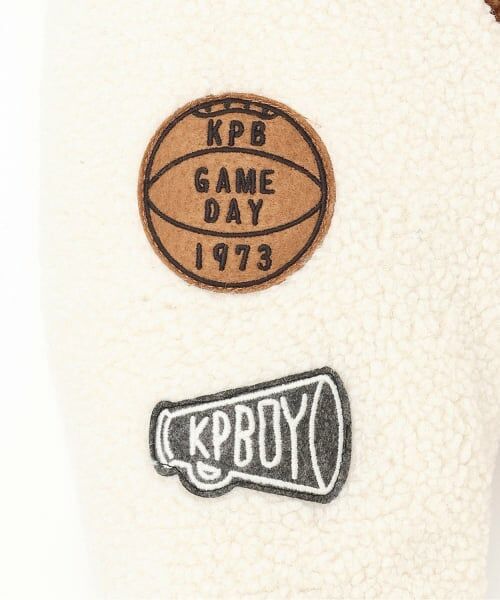 KP / ケーピー ブルゾン | フーデット 袖配色 ボアジャケット | 詳細4