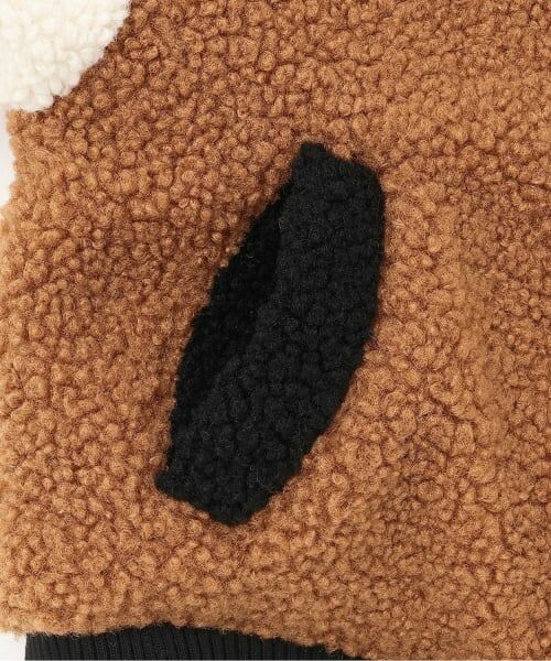 KP / ケーピー ブルゾン | フーデット 袖配色 ボアジャケット | 詳細6