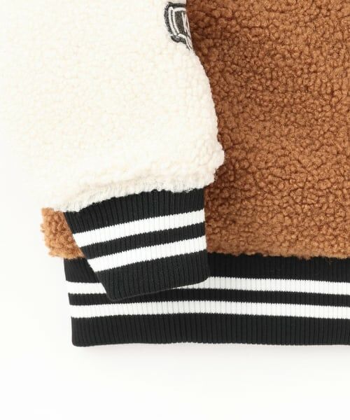 KP / ケーピー ブルゾン | フーデット 袖配色 ボアジャケット | 詳細7