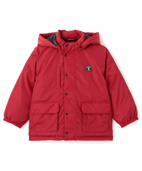 KP / ケーピー ブルゾン | レアテック中綿ジャケット (比翼・フラップポケット)（赤）